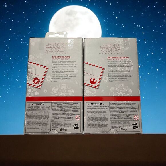 NEW 2025 Star Wars Black Series 6" HOLIDAY EDITION LOT Stormtrooper + Astromech - Picture 2 of 2